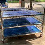 Xe đẩy thức ăn 3 tầng