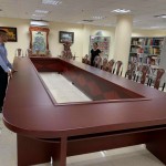 Bàn hội trường liền mẫu 7